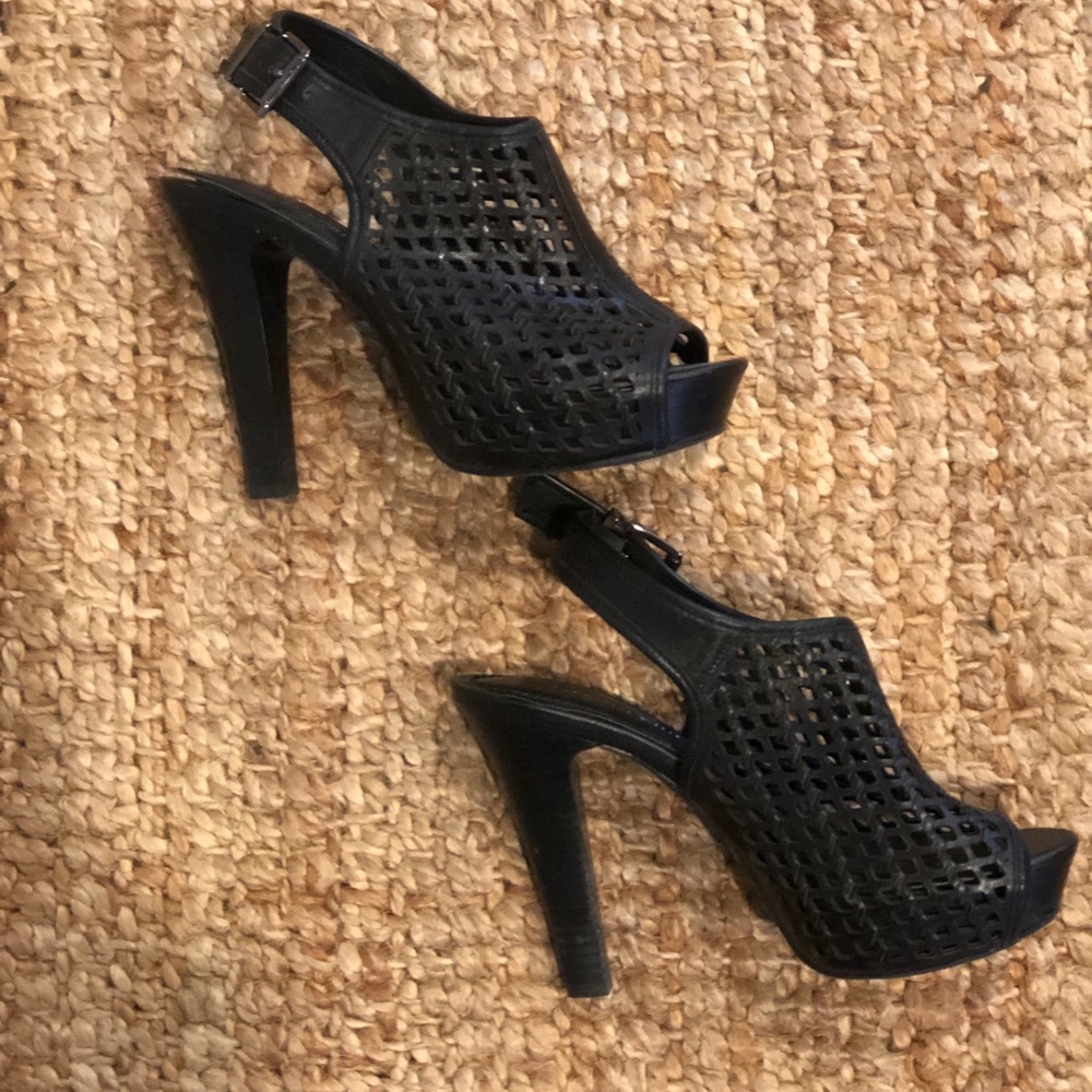 Gianni Bini Sling Backs with laser cut outs